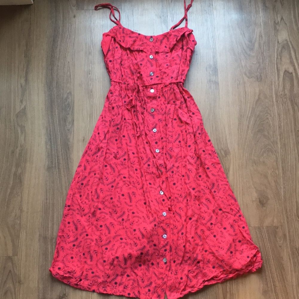 Universal thread pink button front dress